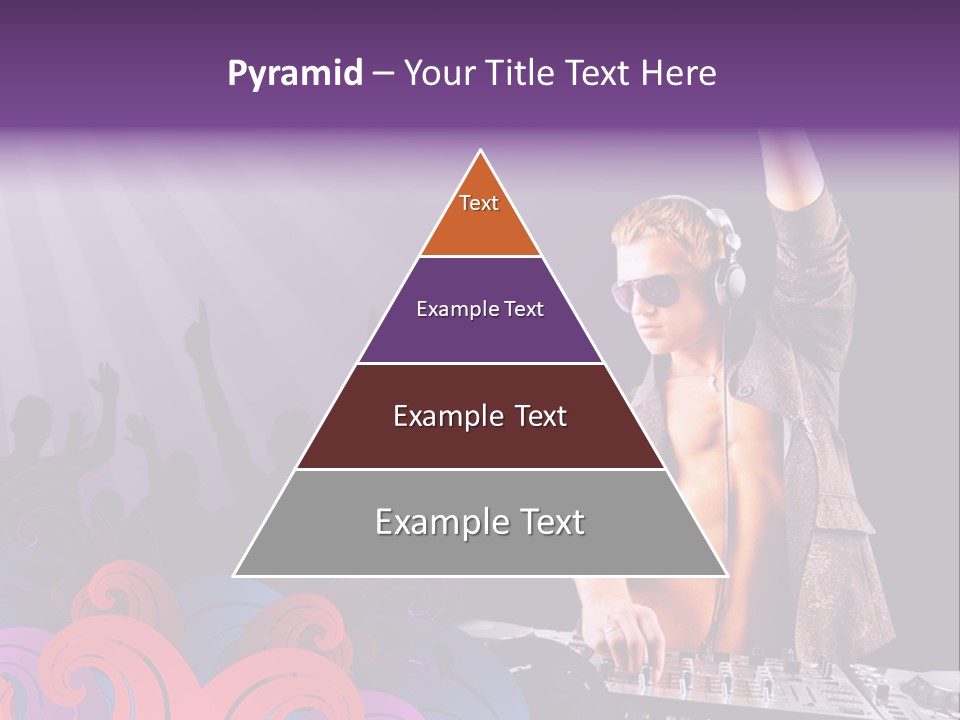 Play Boy Headphone PowerPoint Template