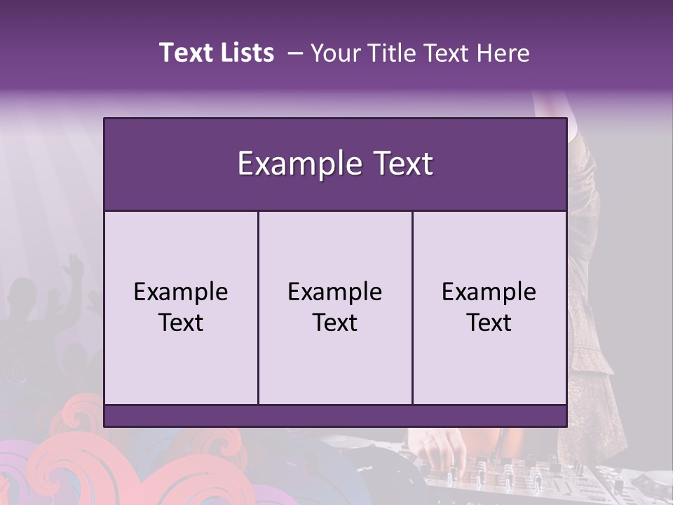 Play Boy Headphone PowerPoint Template