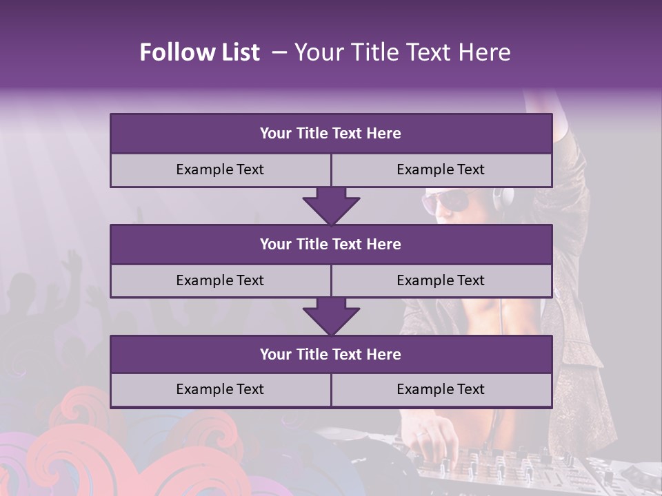 Play Boy Headphone PowerPoint Template