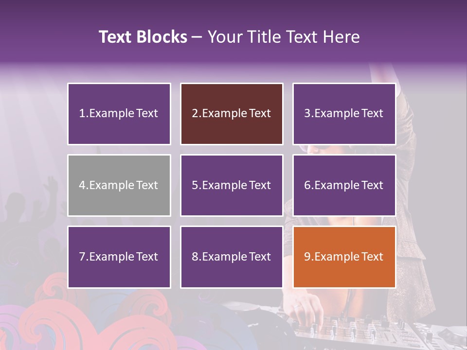 Play Boy Headphone PowerPoint Template