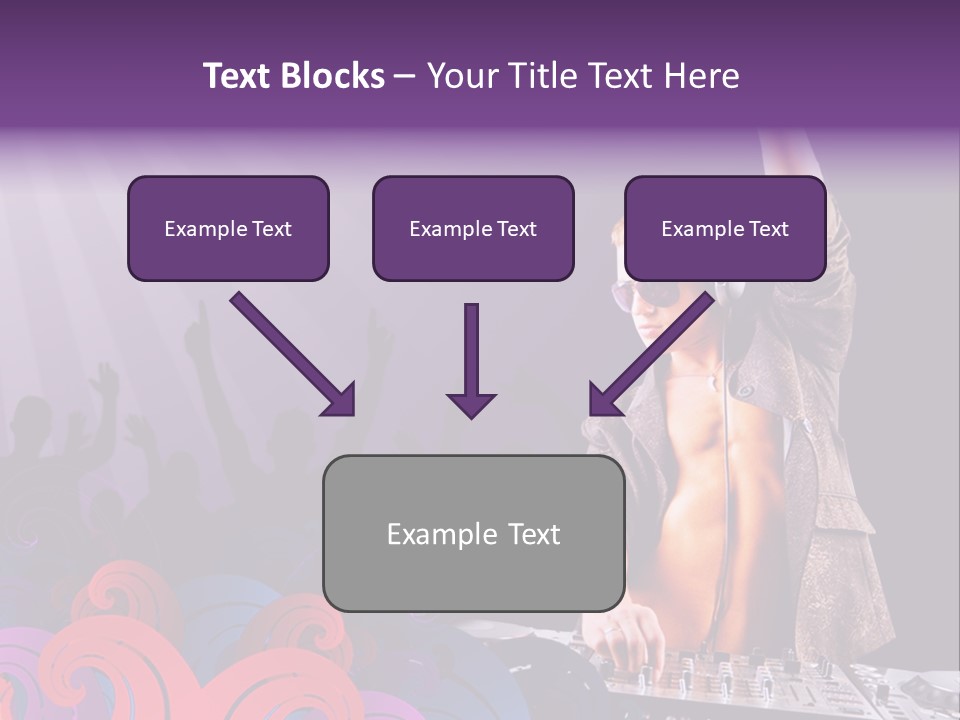 Play Boy Headphone PowerPoint Template