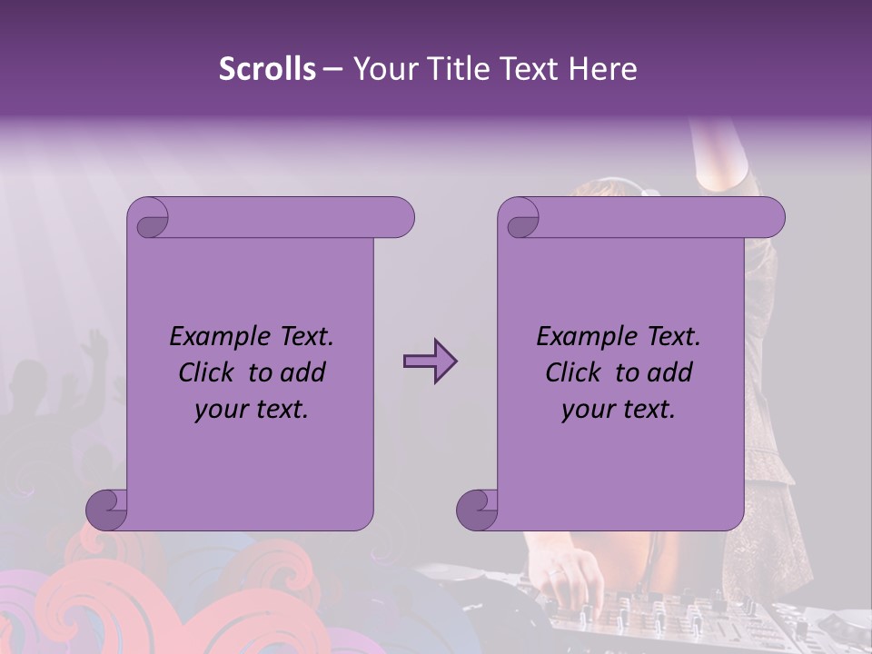 Play Boy Headphone PowerPoint Template