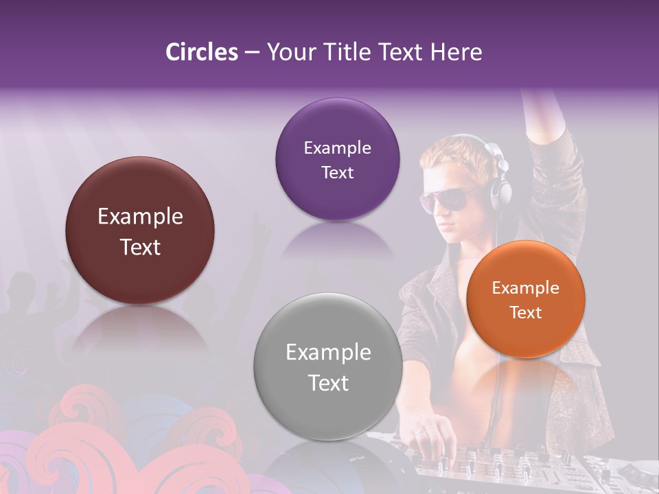 Play Boy Headphone PowerPoint Template