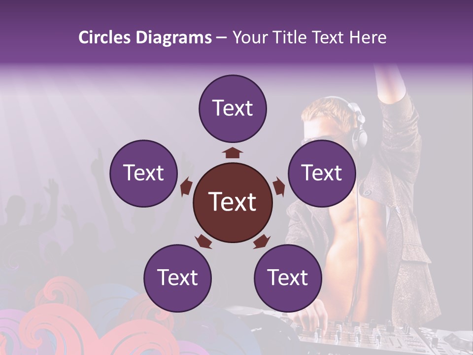 Play Boy Headphone PowerPoint Template