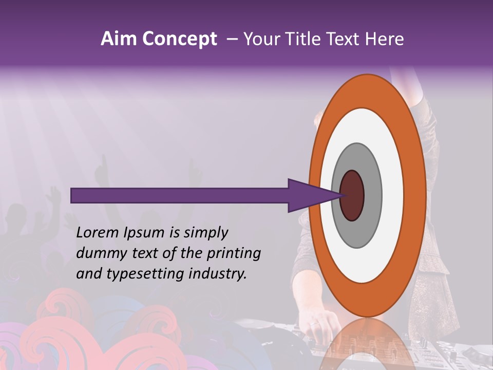 Play Boy Headphone PowerPoint Template