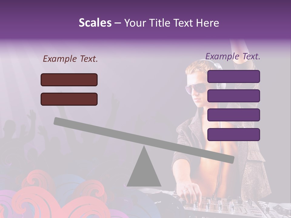 Play Boy Headphone PowerPoint Template