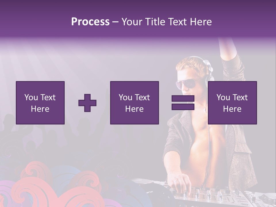Play Boy Headphone PowerPoint Template
