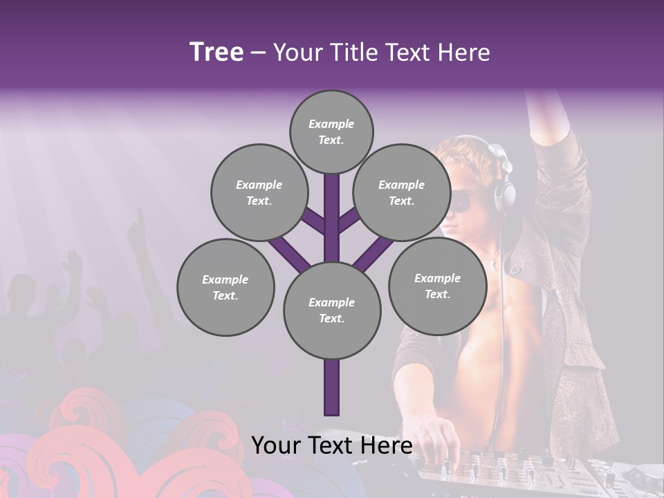 Play Boy Headphone PowerPoint Template