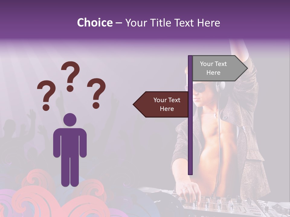 Play Boy Headphone PowerPoint Template