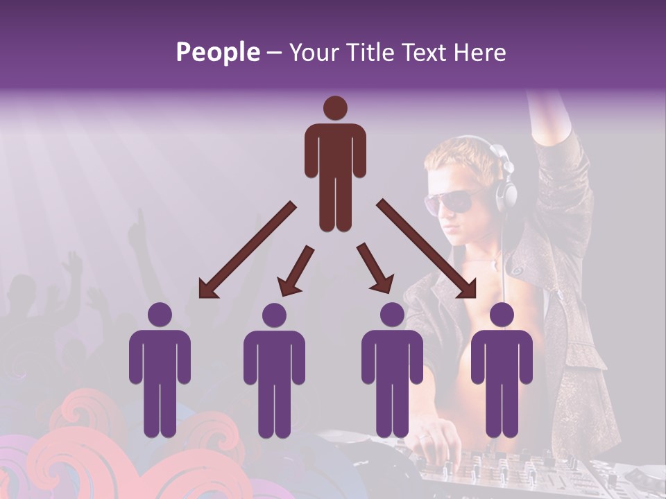 Play Boy Headphone PowerPoint Template