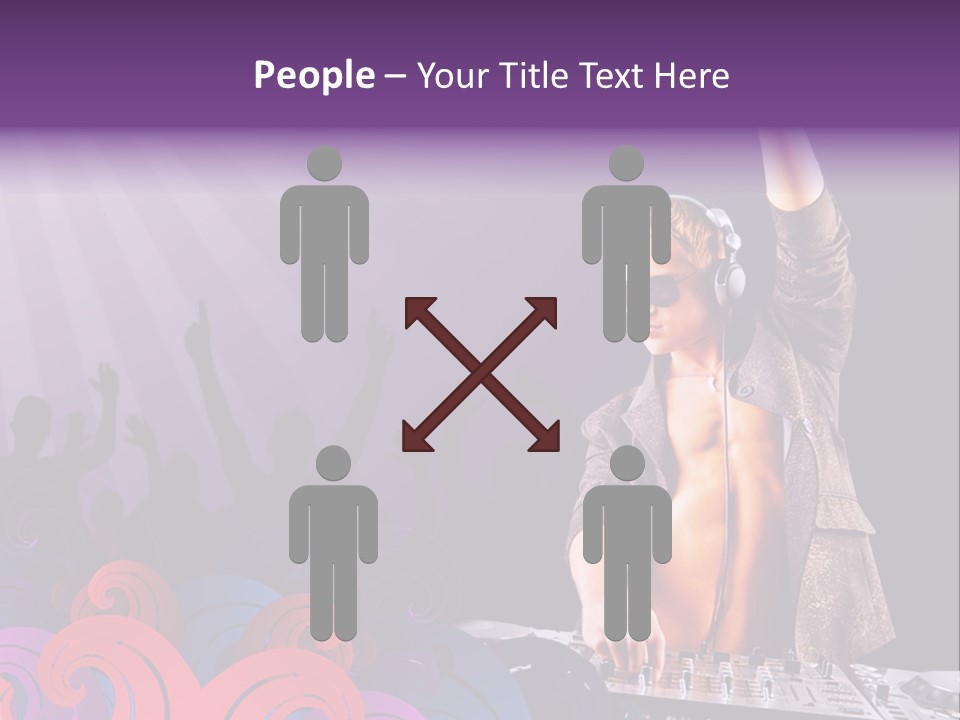 Play Boy Headphone PowerPoint Template