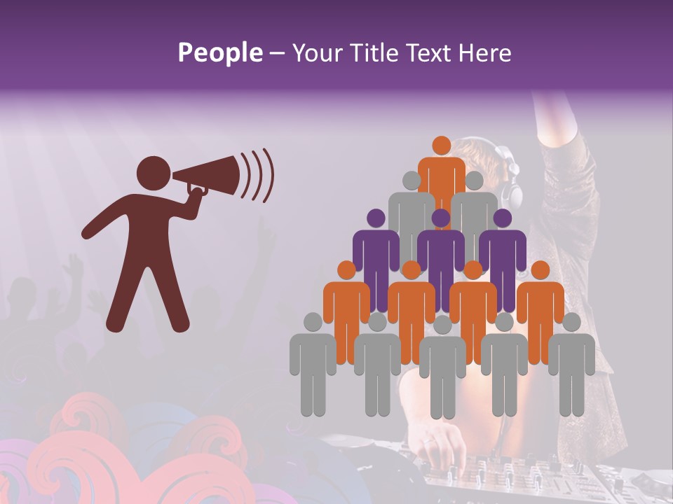 Play Boy Headphone PowerPoint Template