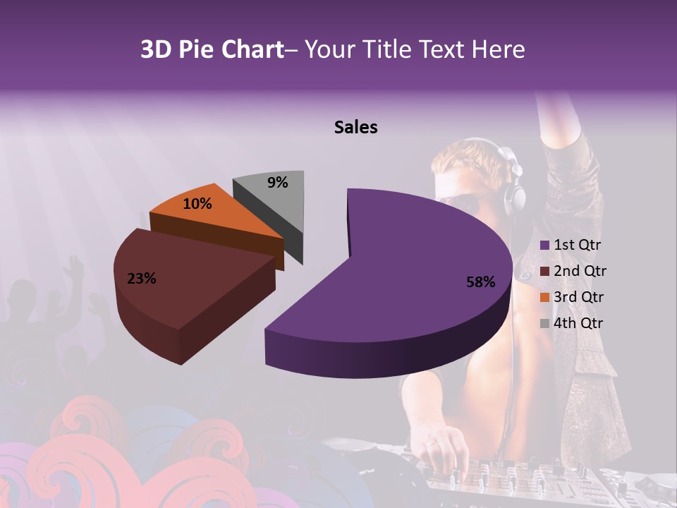 Play Boy Headphone PowerPoint Template