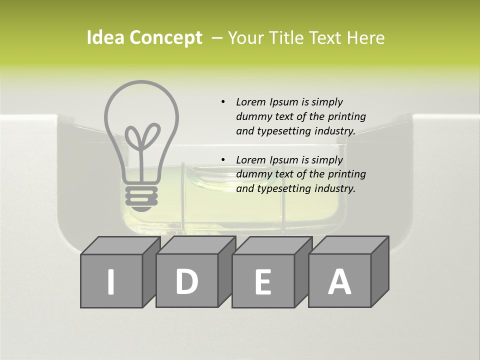 Construction Liquid Accuracy PowerPoint Template