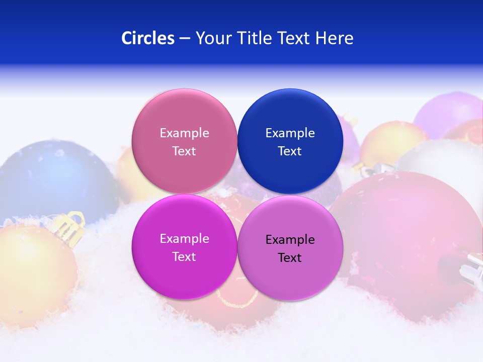 Festive White Background PowerPoint Template