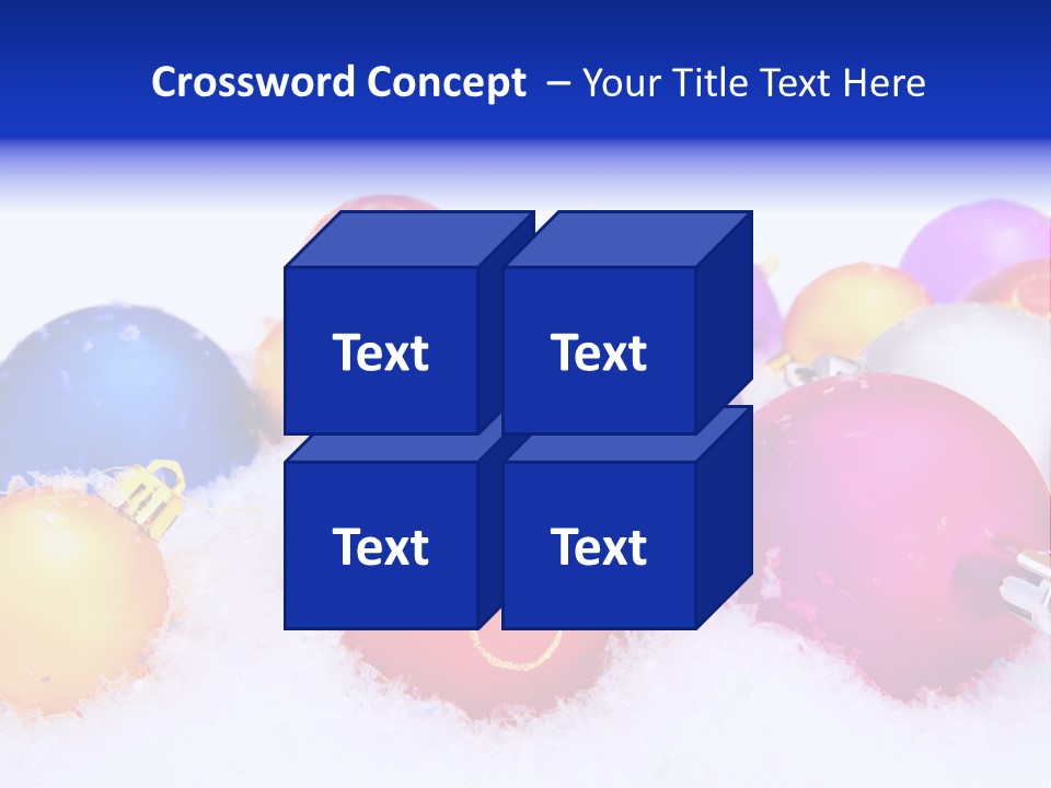 Festive White Background PowerPoint Template