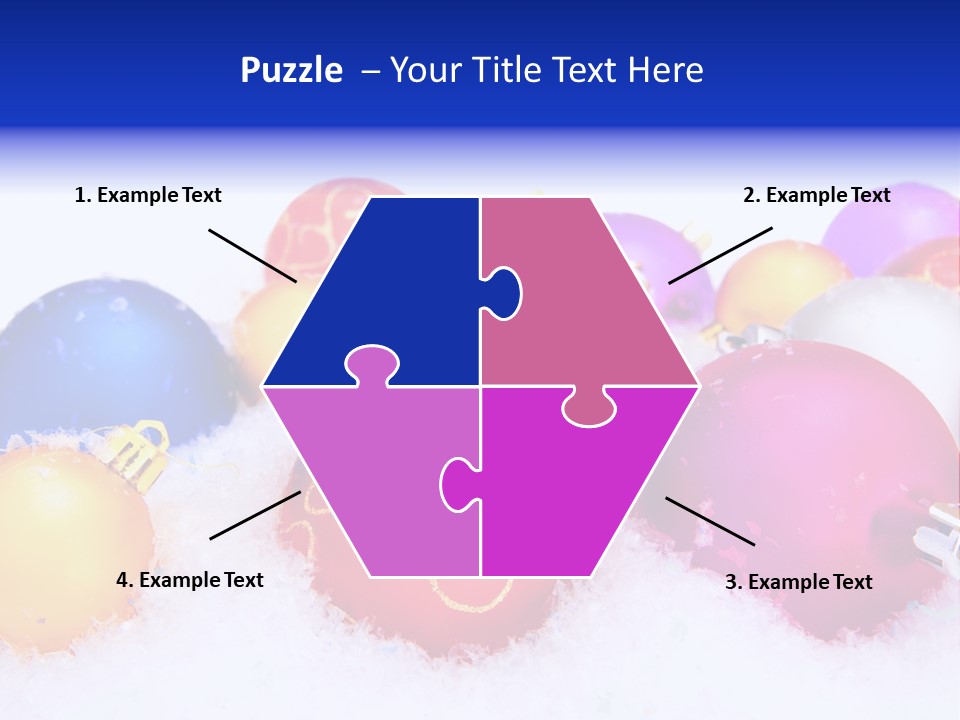 Festive White Background PowerPoint Template