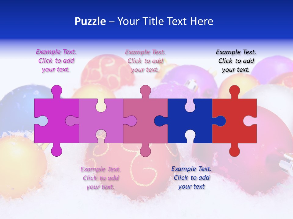 Festive White Background PowerPoint Template