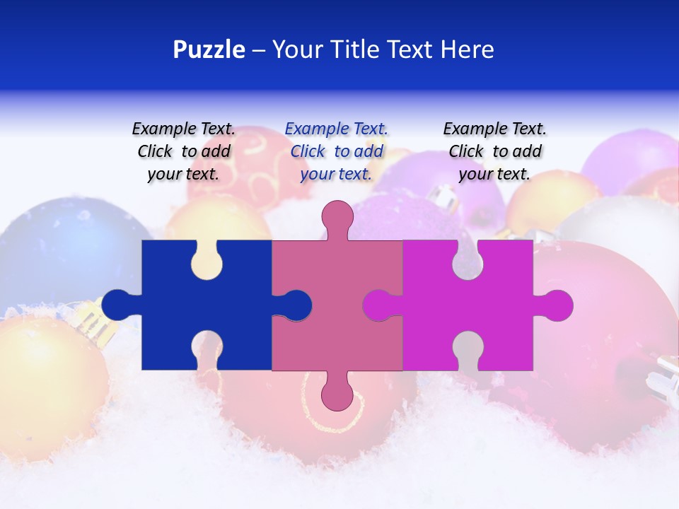 Festive White Background PowerPoint Template