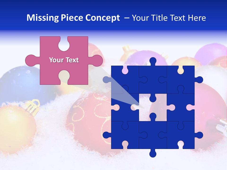 Festive White Background PowerPoint Template