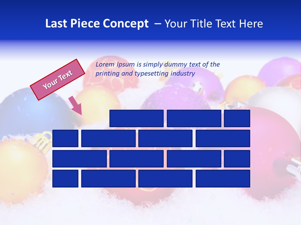 Festive White Background PowerPoint Template