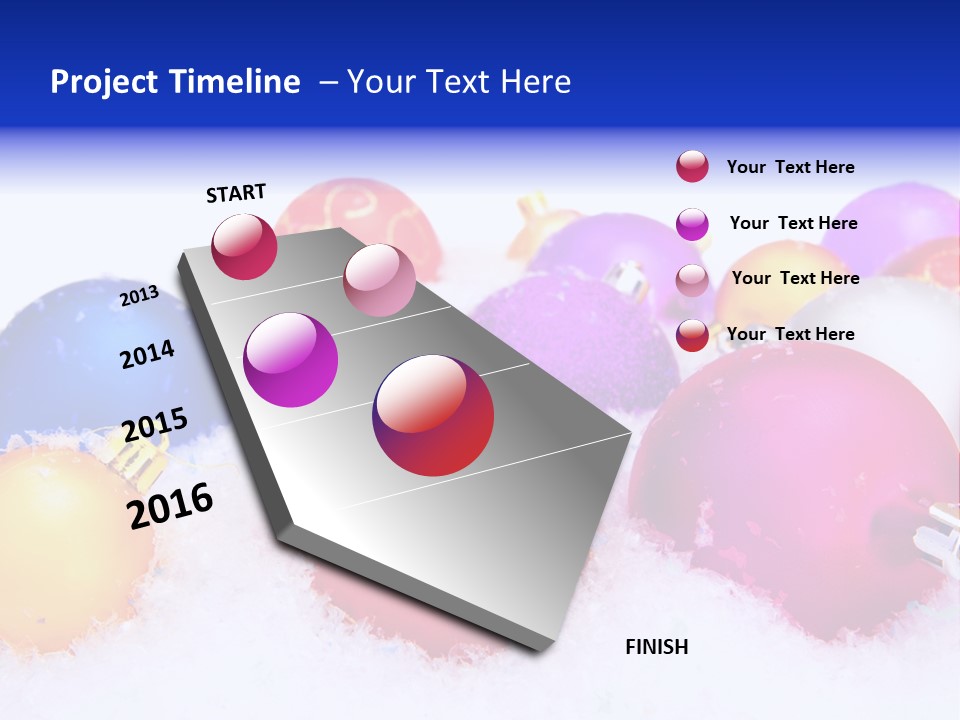 Festive White Background PowerPoint Template