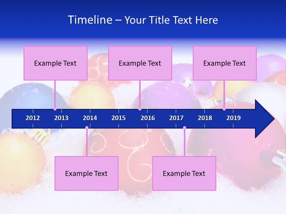 Festive White Background PowerPoint Template
