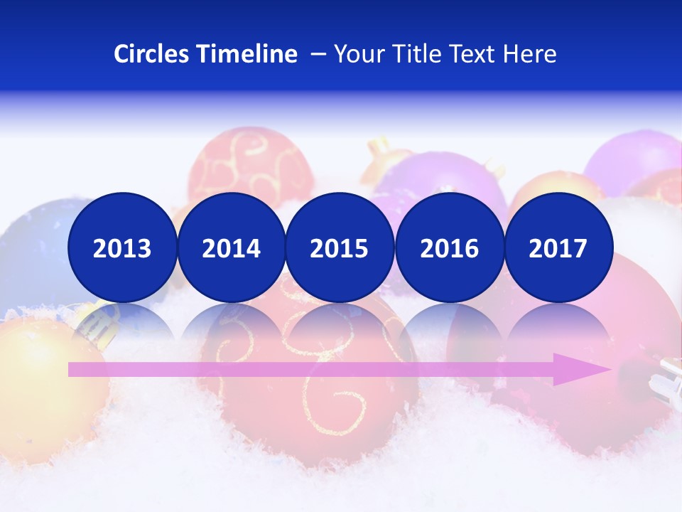 Festive White Background PowerPoint Template