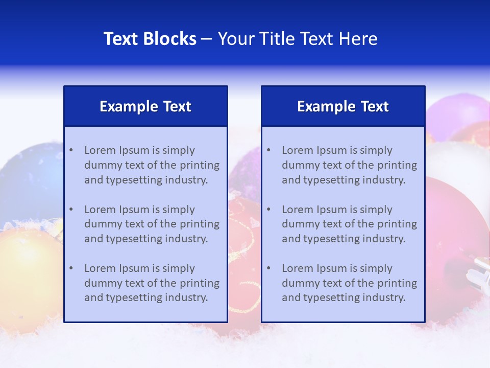 Festive White Background PowerPoint Template