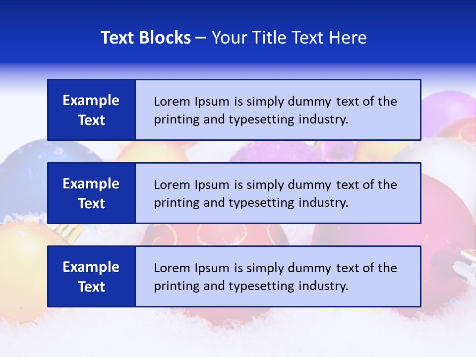 Festive White Background PowerPoint Template