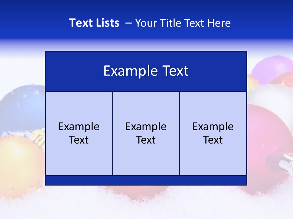 Festive White Background PowerPoint Template