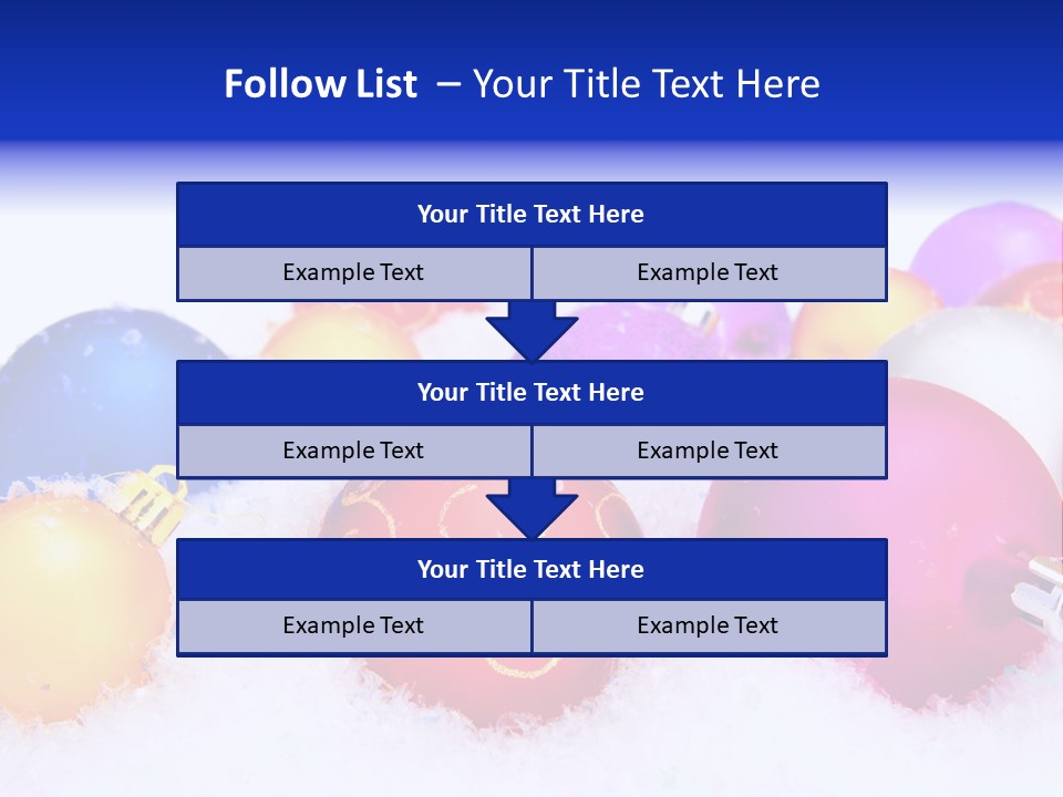 Festive White Background PowerPoint Template
