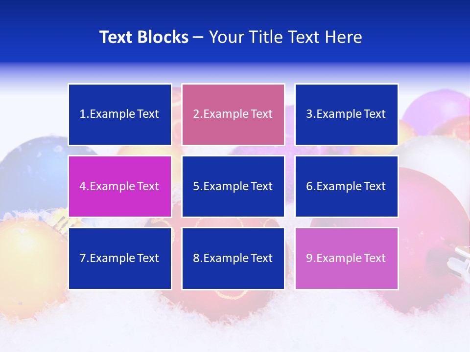 Festive White Background PowerPoint Template
