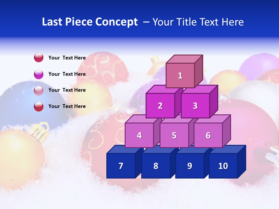 Festive White Background PowerPoint Template