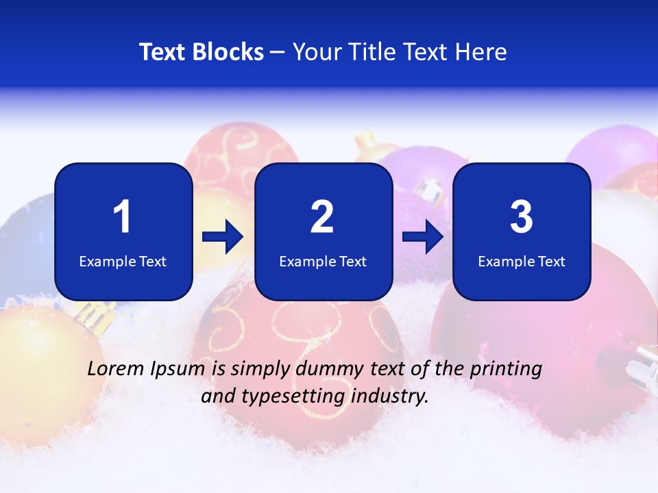 Festive White Background PowerPoint Template