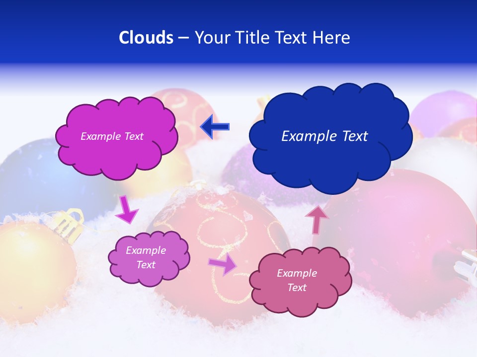 Festive White Background PowerPoint Template