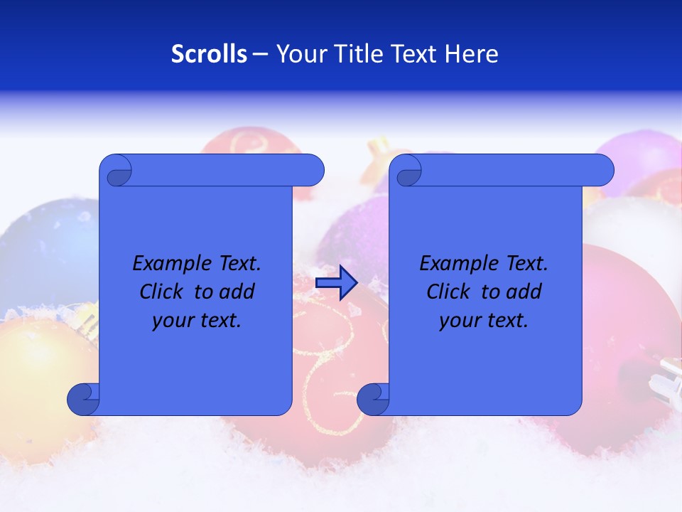 Festive White Background PowerPoint Template