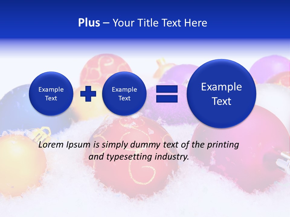 Festive White Background PowerPoint Template