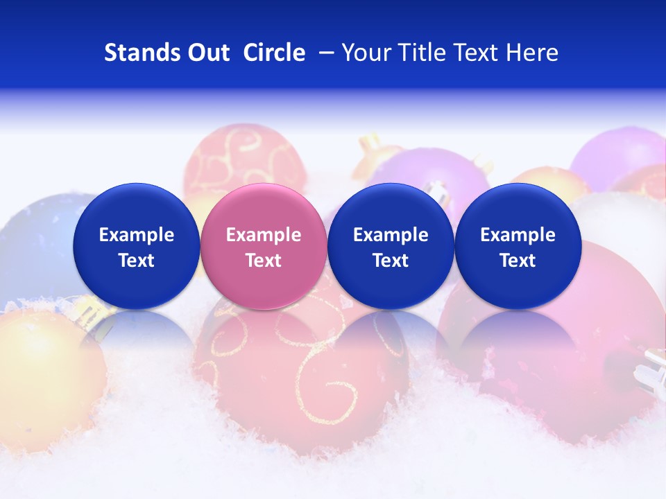 Festive White Background PowerPoint Template