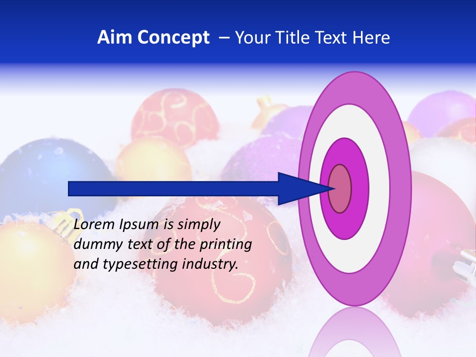 Festive White Background PowerPoint Template