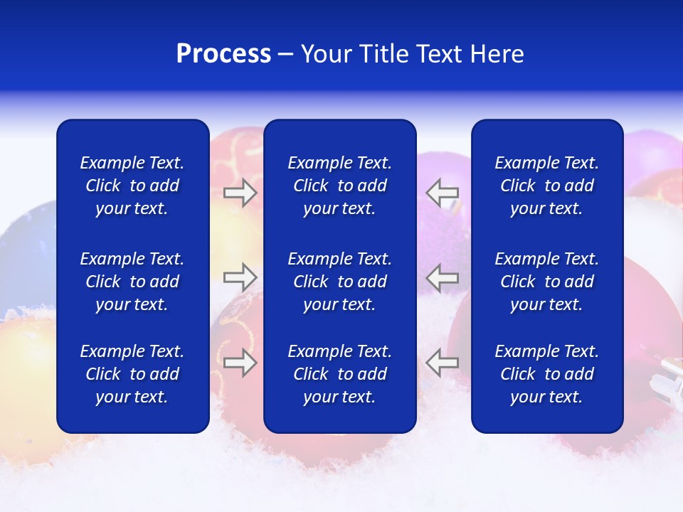 Festive White Background PowerPoint Template