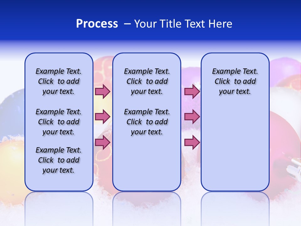 Festive White Background PowerPoint Template