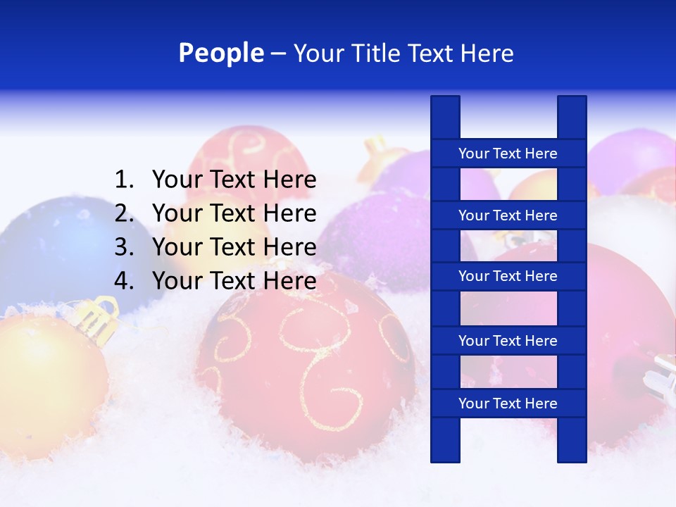 Festive White Background PowerPoint Template