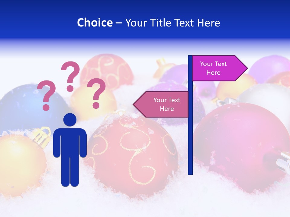 Festive White Background PowerPoint Template