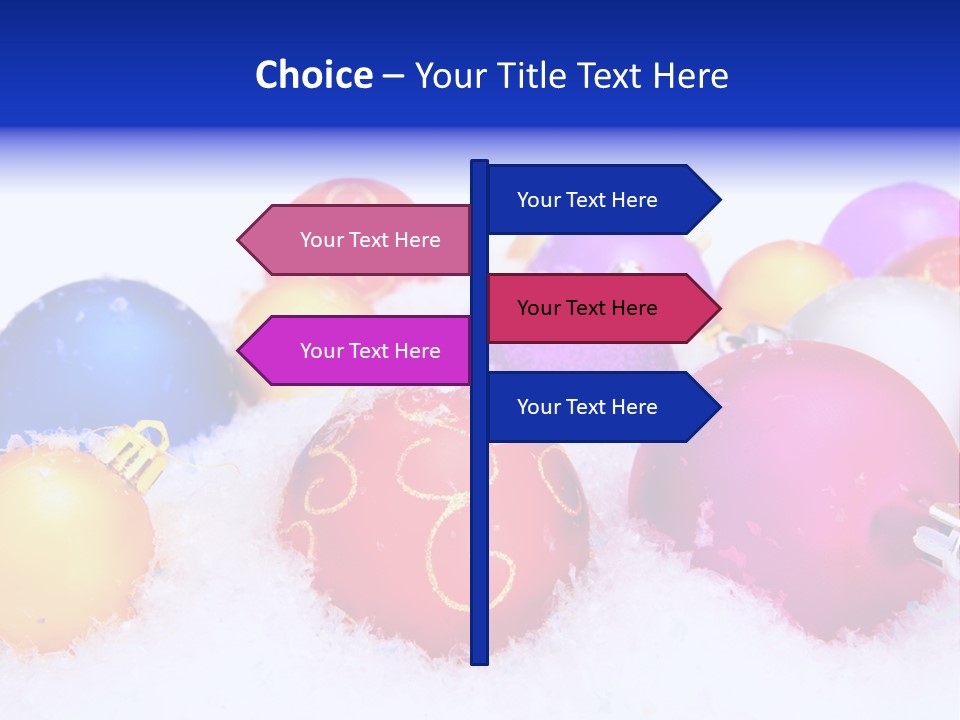 Festive White Background PowerPoint Template