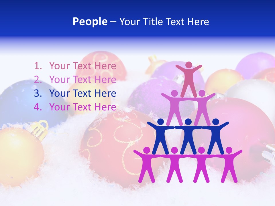 Festive White Background PowerPoint Template