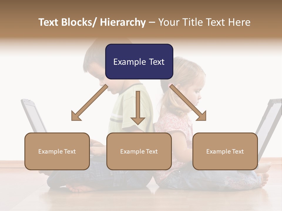 Notebook Kid Isolated PowerPoint Template