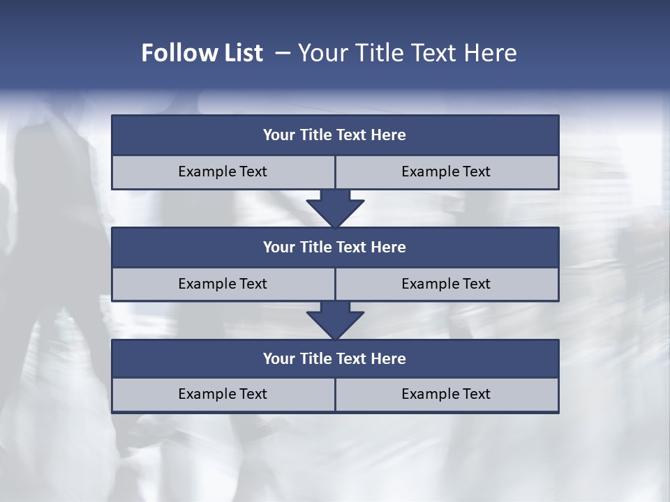Communication Character Table PowerPoint Template