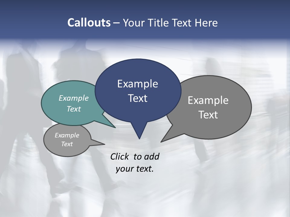 Communication Character Table PowerPoint Template