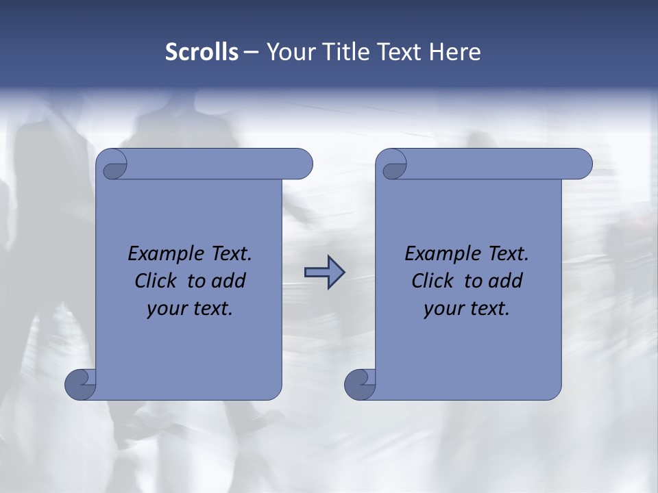 Communication Character Table PowerPoint Template